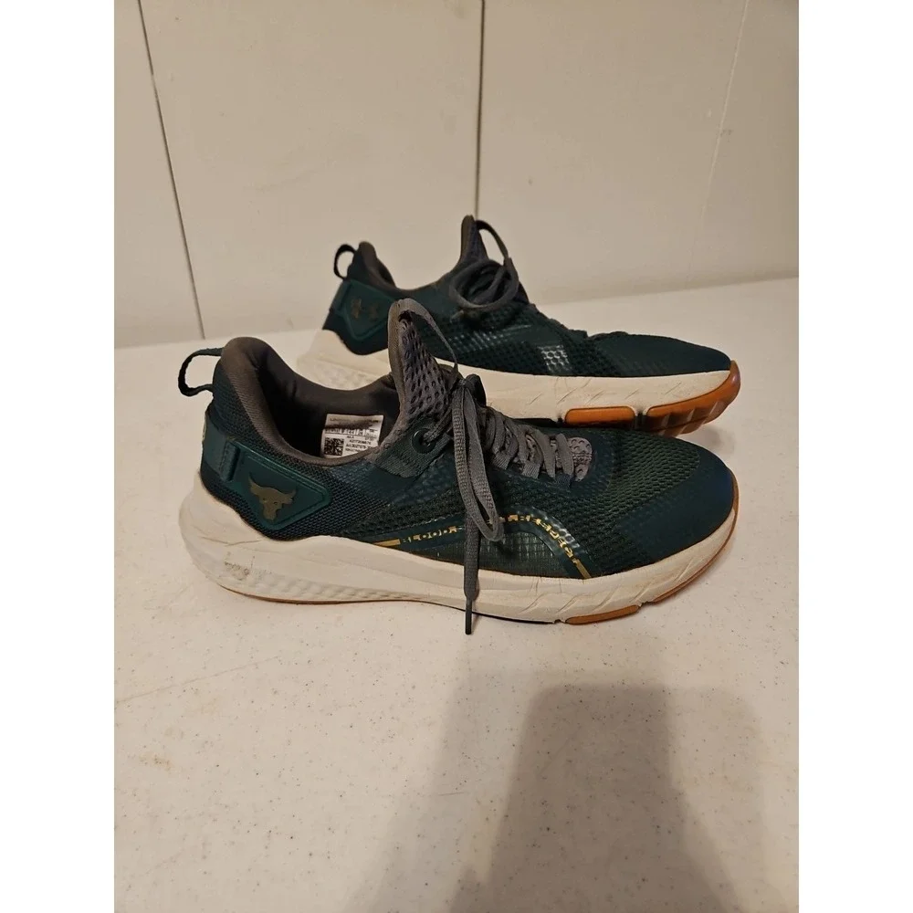 Under Armour Project Rock BSR 3 UFC 30 UA Green‎ Shoes 3027578-300 Mens Size 10